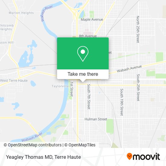 Mapa de Yeagley Thomas MD