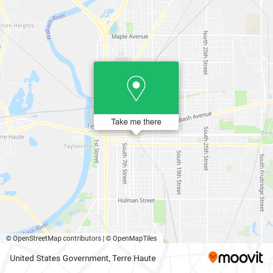 Mapa de United States Government