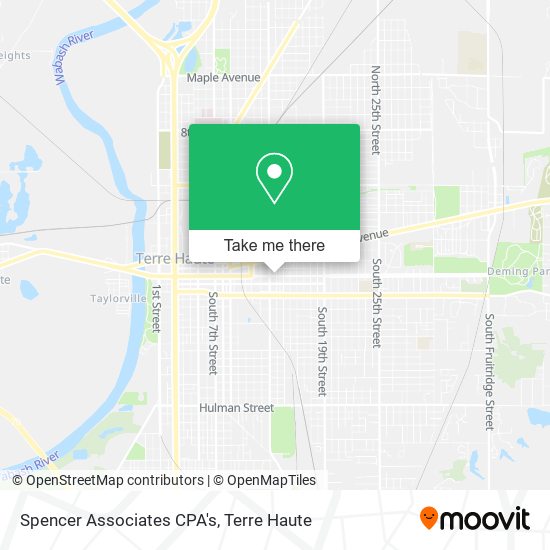 Mapa de Spencer Associates CPA's