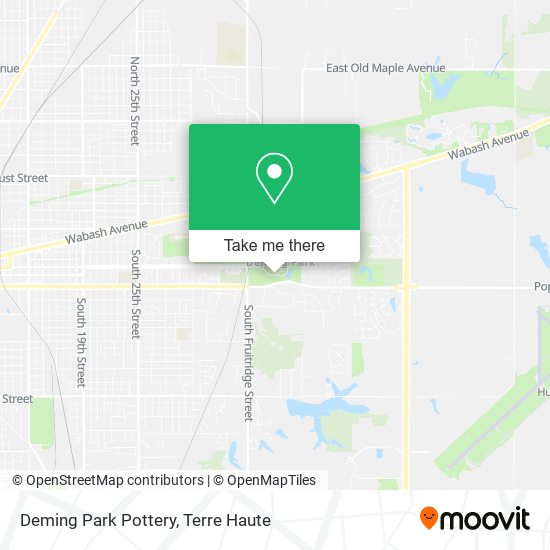 Deming Park Pottery map
