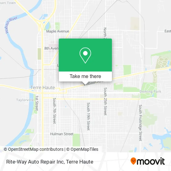 Rite-Way Auto Repair Inc map