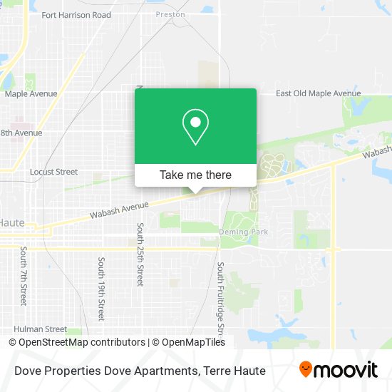 Dove Properties Dove Apartments map