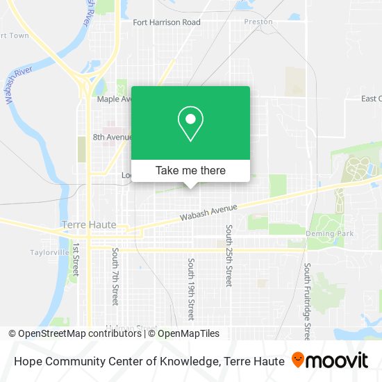Hope Community Center of Knowledge map