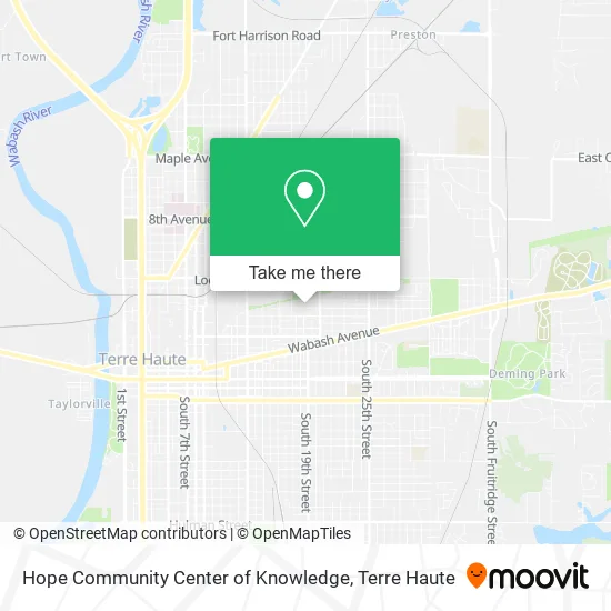 Hope Community Center of Knowledge map