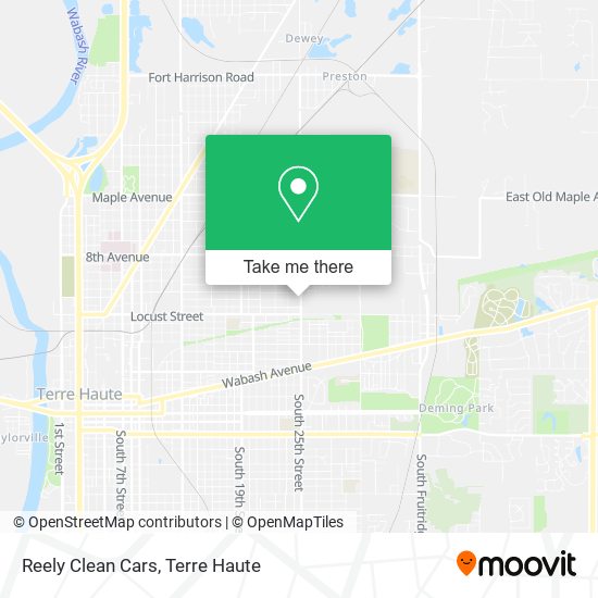 Reely Clean Cars map
