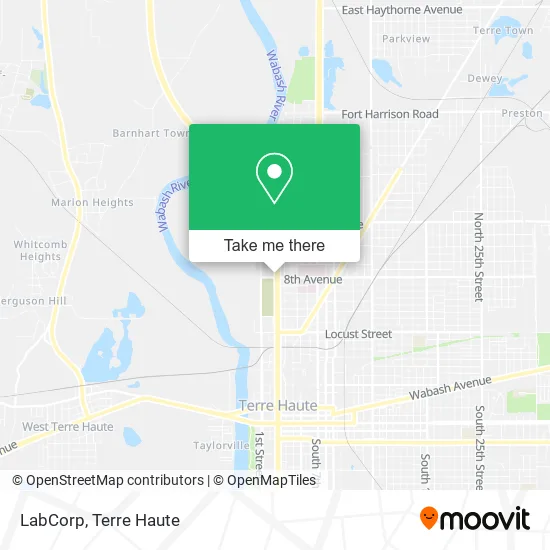 LabCorp map