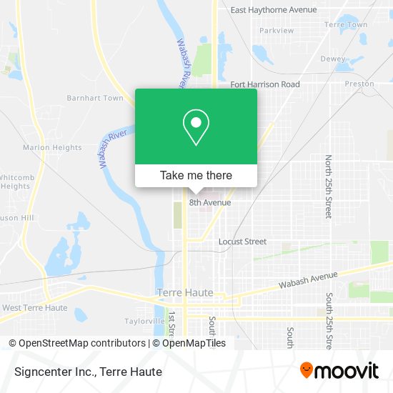 Signcenter Inc. map