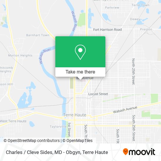 Charles / Cleve Sides, MD - Obgyn map
