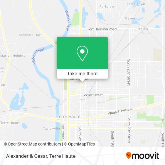 Alexander & Cesar map