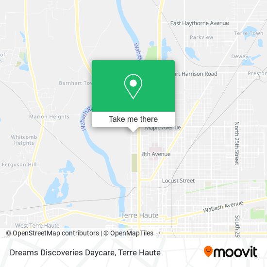 Dreams Discoveries Daycare map