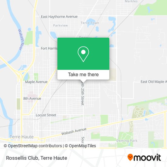 Rossellis Club map