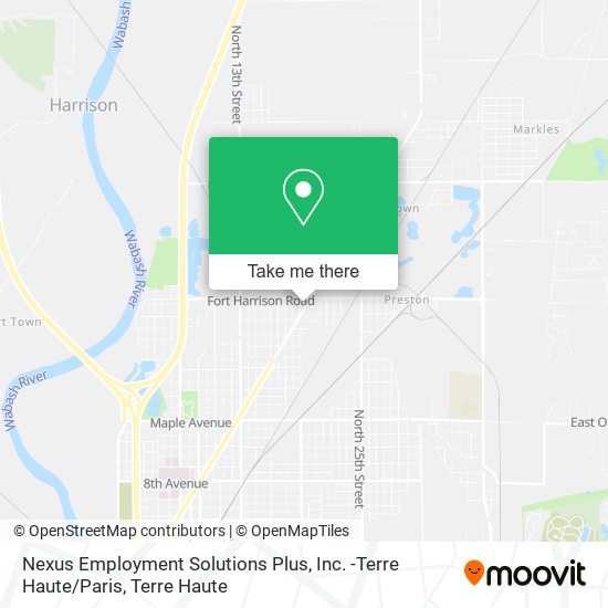 Nexus Employment Solutions Plus, Inc. -Terre Haute / Paris map