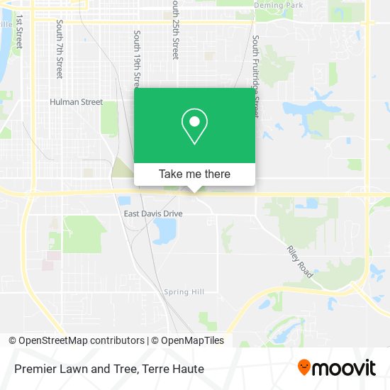 Premier Lawn and Tree map