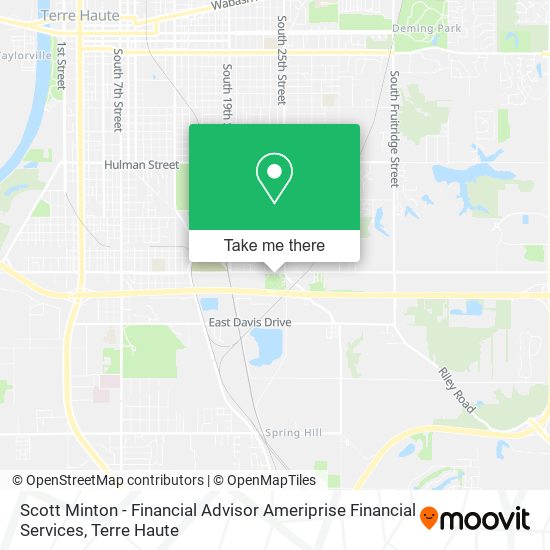 Scott Minton - Financial Advisor Ameriprise Financial Services map