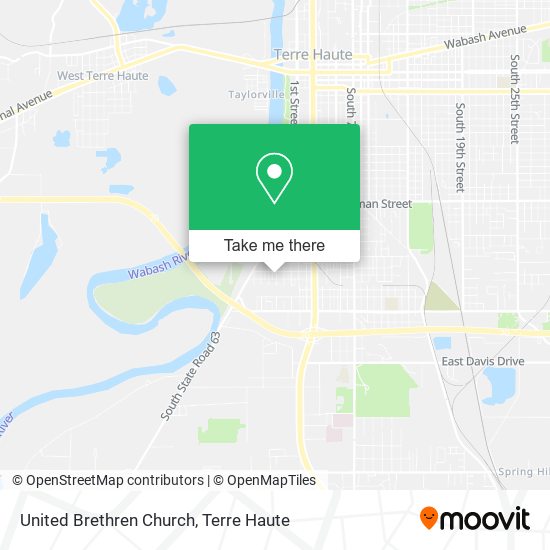Mapa de United Brethren Church