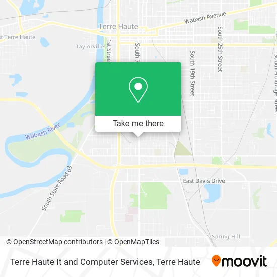 Mapa de Terre Haute It and Computer Services