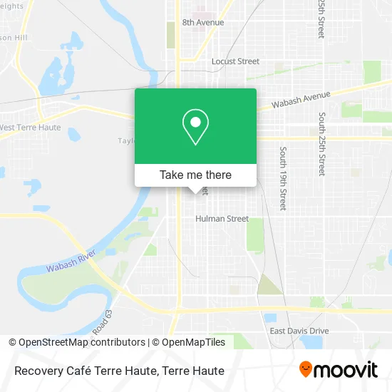 Mapa de Recovery Café Terre Haute