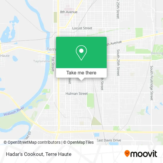 Mapa de Hadar's Cookout