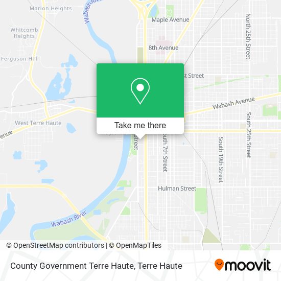 County Government Terre Haute map