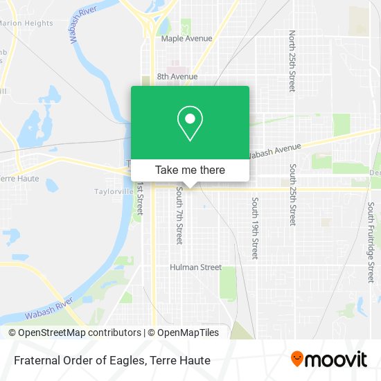 Fraternal Order of Eagles map