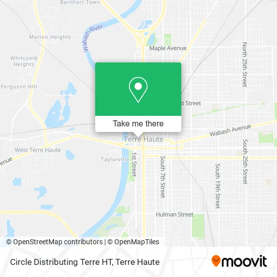 Circle Distributing Terre HT map