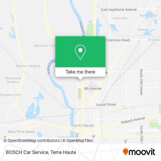 Mapa de BOSCH Car Service