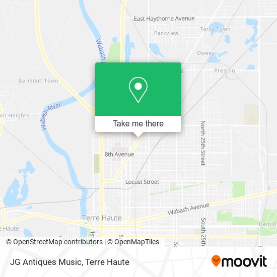 JG Antiques Music map