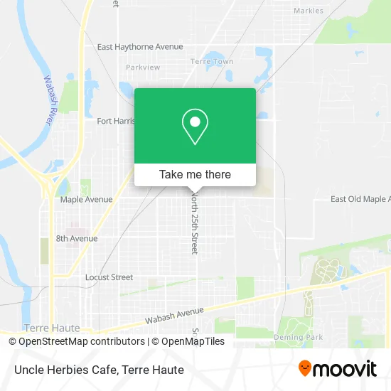 Mapa de Uncle Herbies Cafe