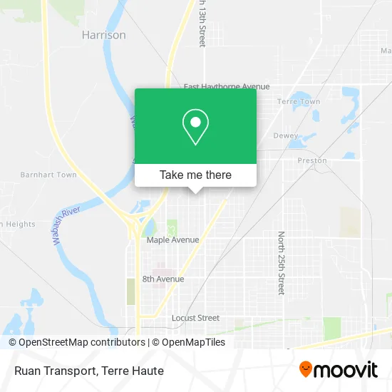 Mapa de Ruan Transport
