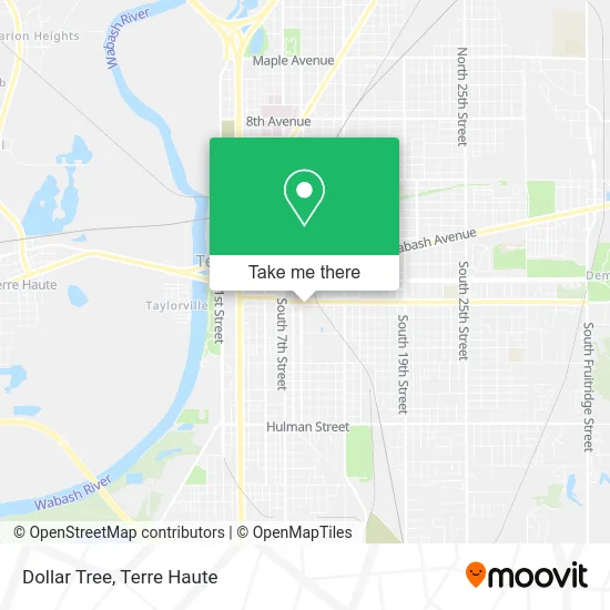 Mapa de Dollar Tree