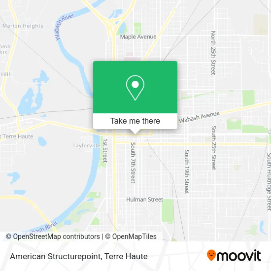 Mapa de American Structurepoint