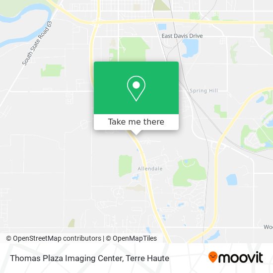 Mapa de Thomas Plaza Imaging Center