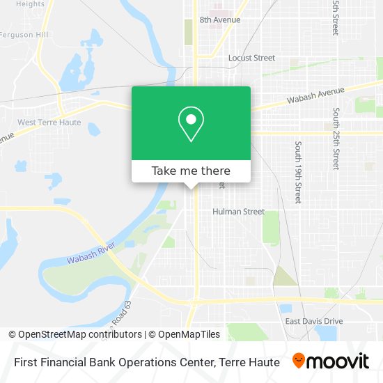 First Financial Bank Operations Center map