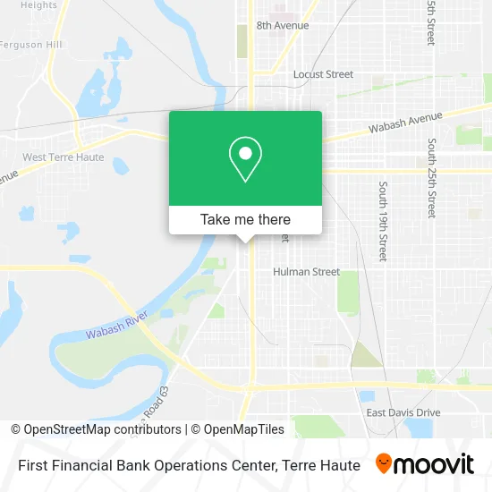Mapa de First Financial Bank Operations Center