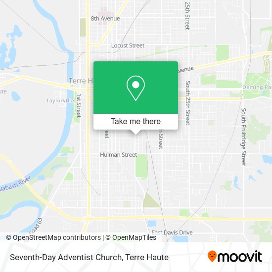 Seventh-Day Adventist Church map