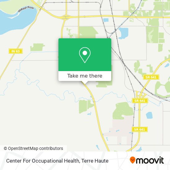 Mapa de Center For Occupational Health