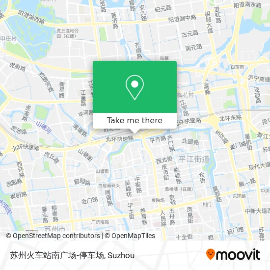 苏州火车站南广场-停车场 map