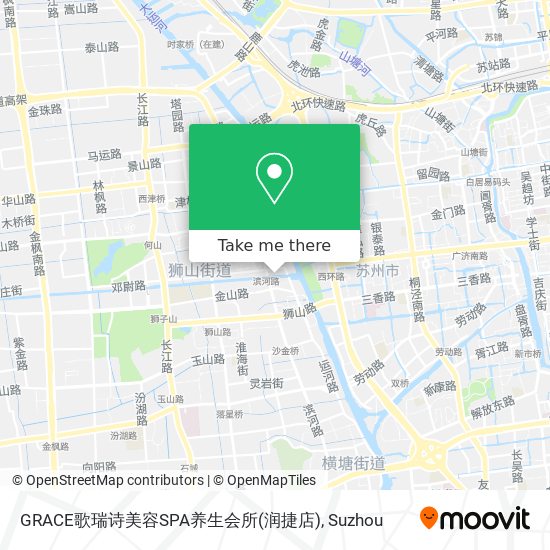 GRACE歌瑞诗美容SPA养生会所(润捷店) map