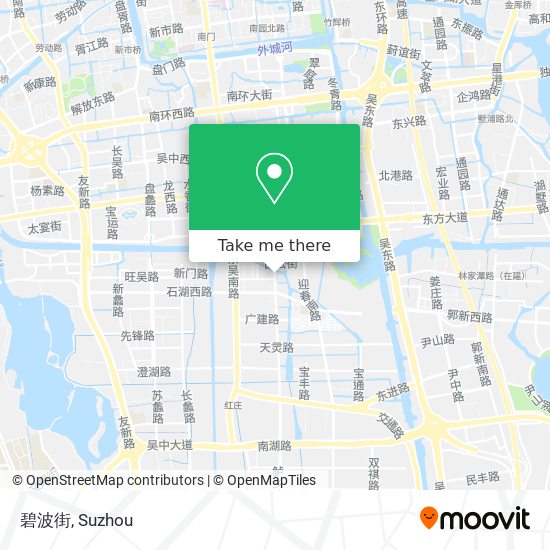 碧波街 map
