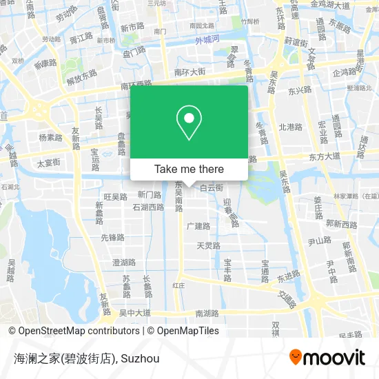 海澜之家(碧波街店) map