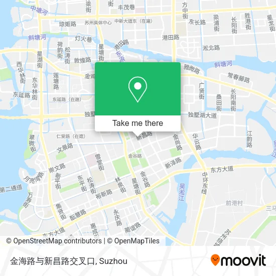 金海路与新昌路交叉口 map