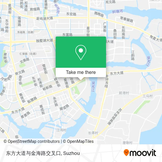 东方大道与金海路交叉口 map