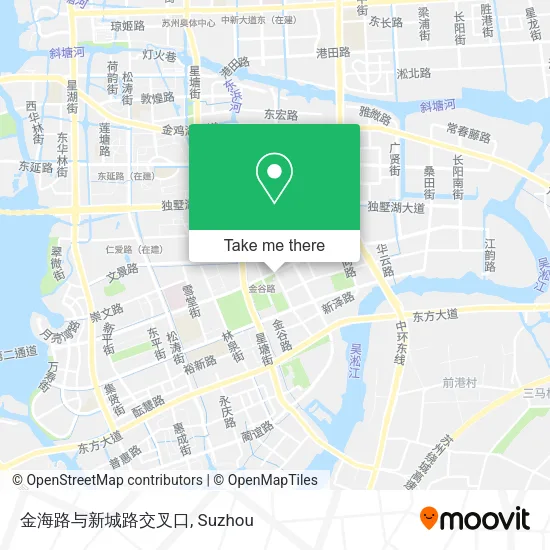 金海路与新城路交叉口 map