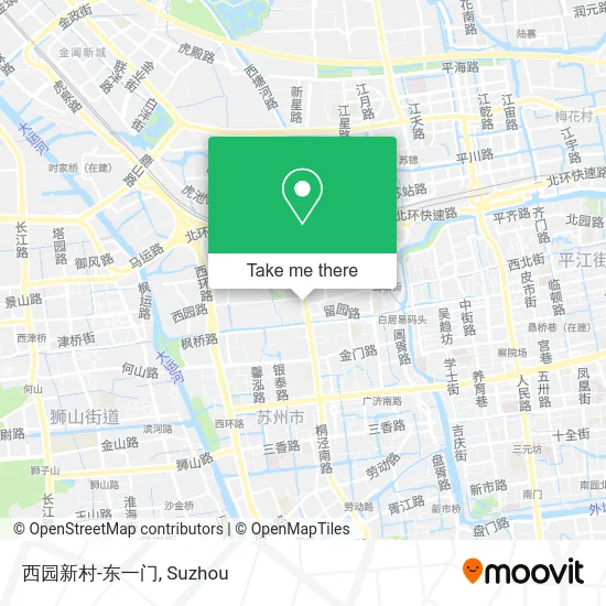 西园新村-东一门 map