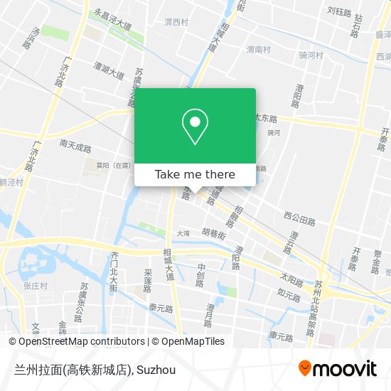 兰州拉面(高铁新城店) map