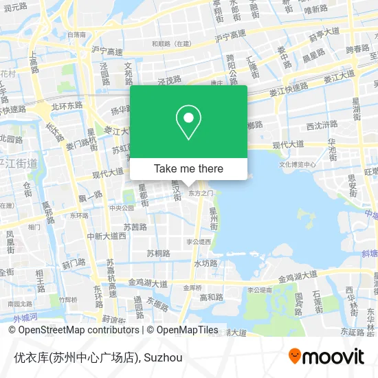 优衣库(苏州中心广场店) map