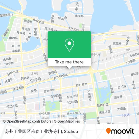 苏州工业园区跨春工业坊-东门 map