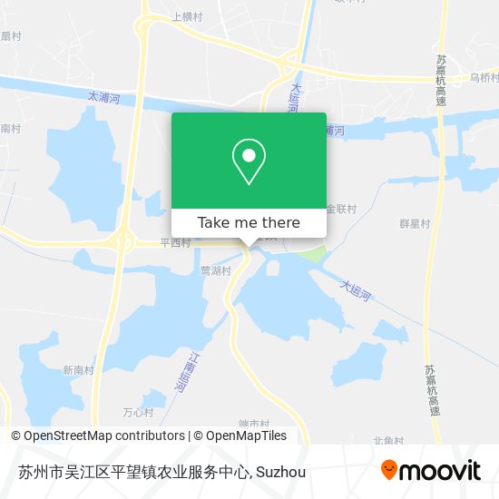 苏州市吴江区平望镇农业服务中心 map