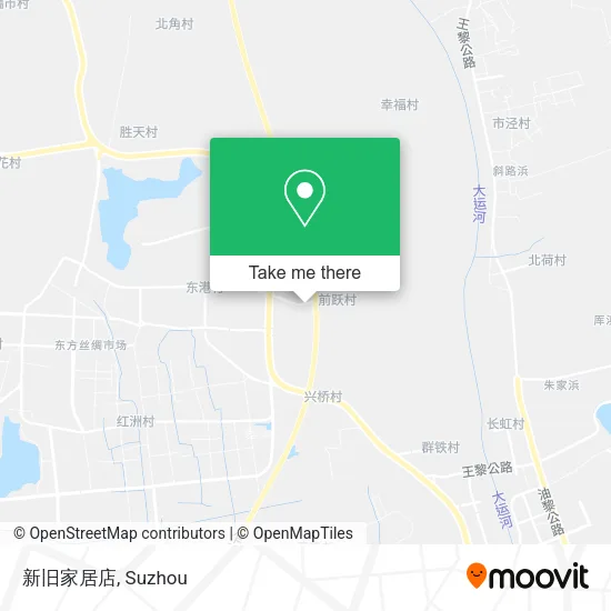 新旧家居店 map