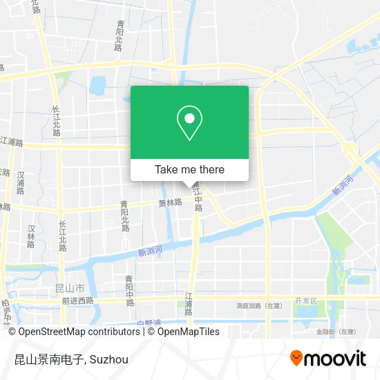 昆山景南电子 map